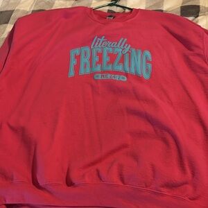 Literally Freezing Red Sweater